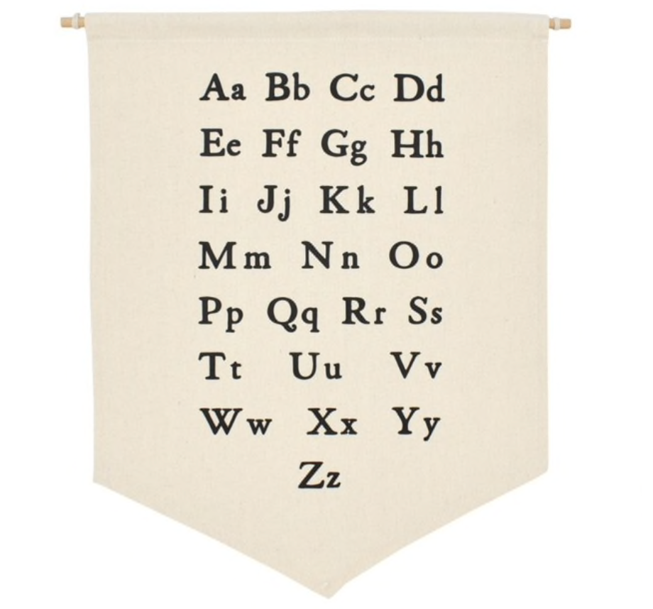 Alphabet Canvas Banner