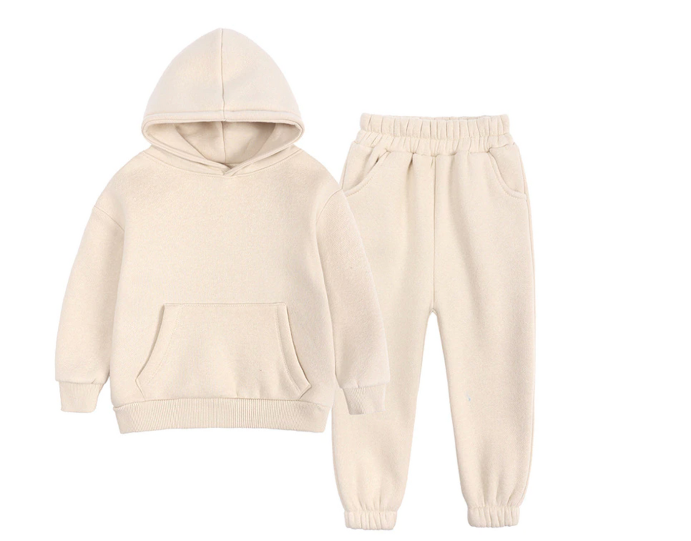 Hooded Tracksuit - Beige